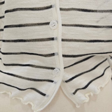 머랭린넨긴팔가디건