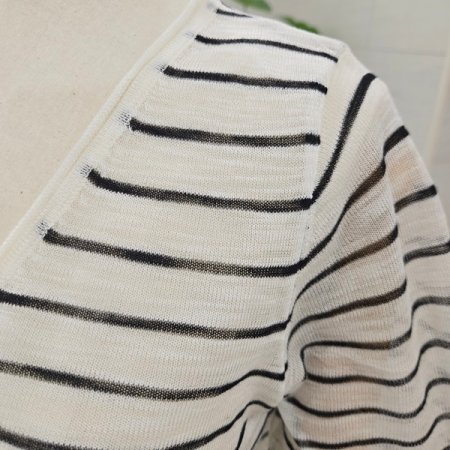 머랭린넨긴팔가디건