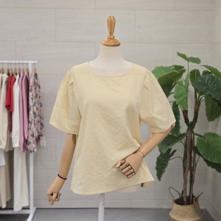 블룸반팔블라우스