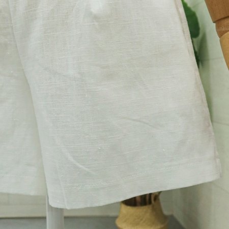 린넨뒷밴딩반바지