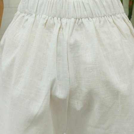 린넨뒷밴딩반바지