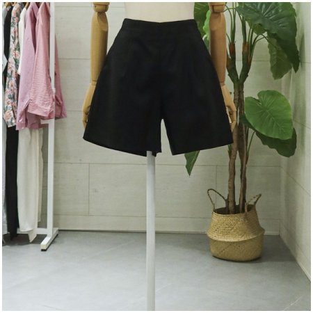 린넨뒷밴딩반바지