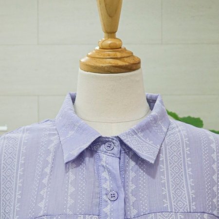 카라버튼롱원피스