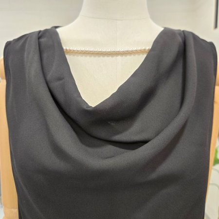 터틀진주민소매블라우스