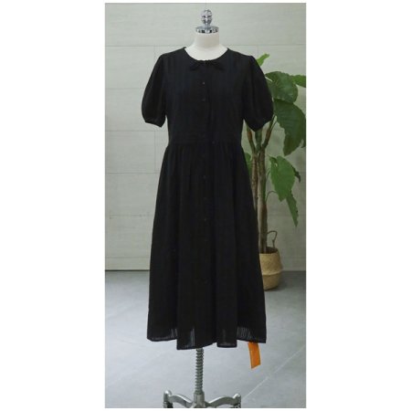 유즈앞리본롱원피스