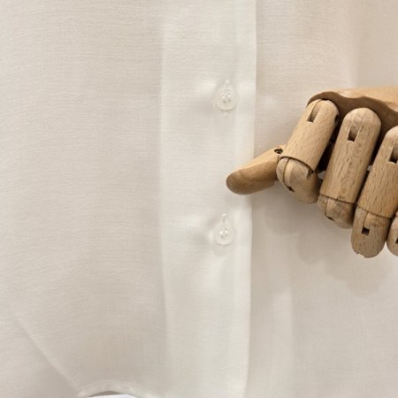 물결레이스카라반팔블라우스