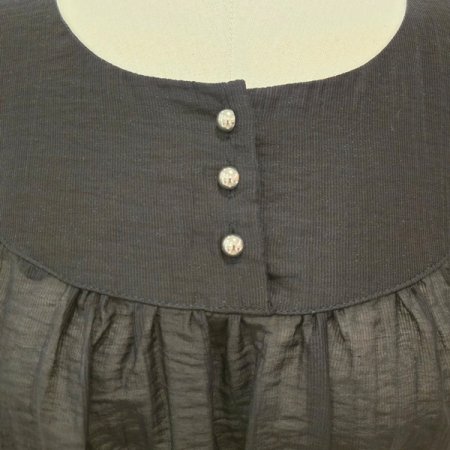 크링클라운드반팔블라우스