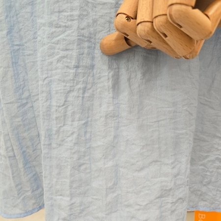 슬리브리본반팔블라우스