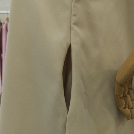 맥시롱민소매뒤트임원피스