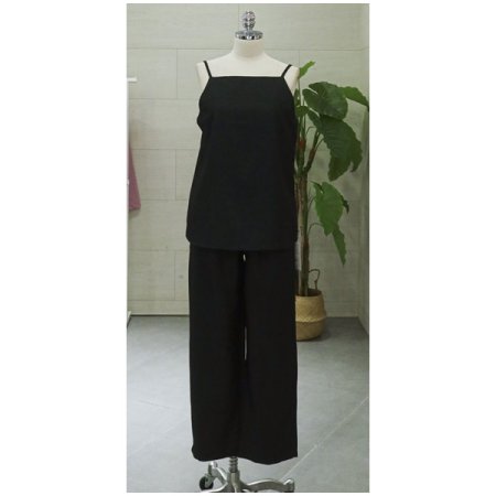 민소매밴딩팬츠세트