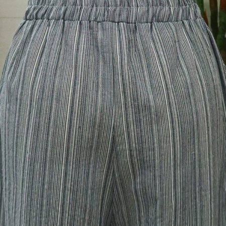 스트라이프민소매팬츠세트