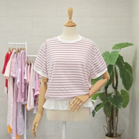 퍼스트단가라반팔티셔츠