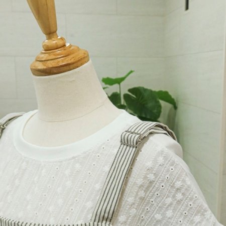 단가라멜빵점프슈트