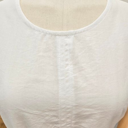 벨티드스카프민소매블라우스