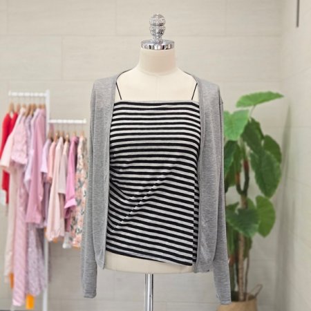 잔단가라탑가디건세트