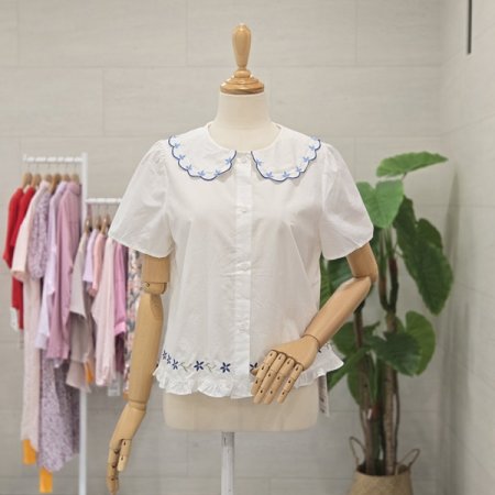 포니자수카라반팔블라우스