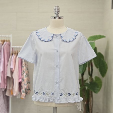 포니자수카라반팔블라우스