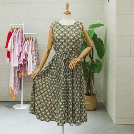 알사탕민소매원피스