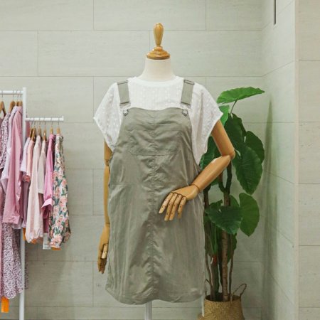 바르멜빵미니원피스