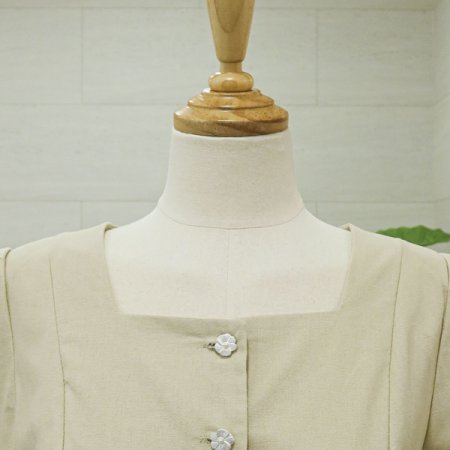 실버버튼자켓반바지세트