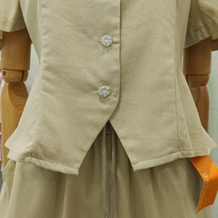 실버버튼자켓반바지세트