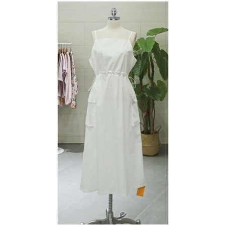 스트링건빵민소매원피스