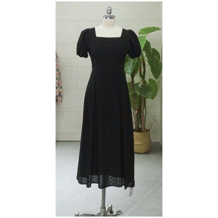 플라워스퀘어반팔원피스