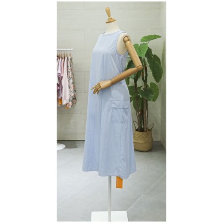 백리스민소매원피스