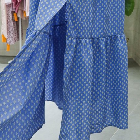 쉬폰잔꽃민소매원피스