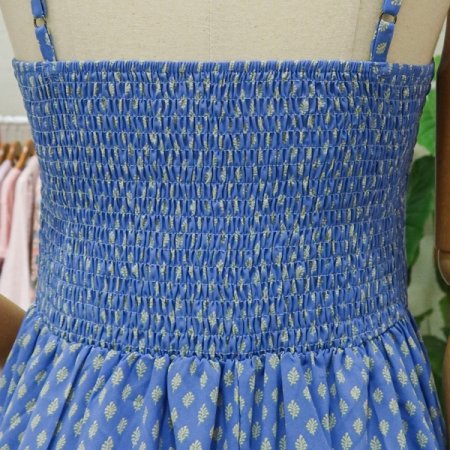 쉬폰잔꽃민소매원피스