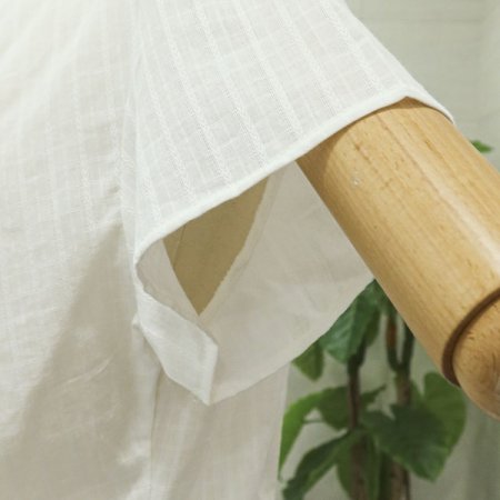 미니브리즈반팔블라우스