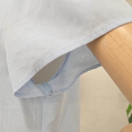 소보루셔링반팔블라우스