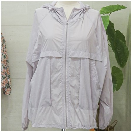 후드스트링바람막이점퍼