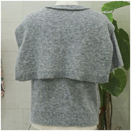 숄세트라운드반팔니트