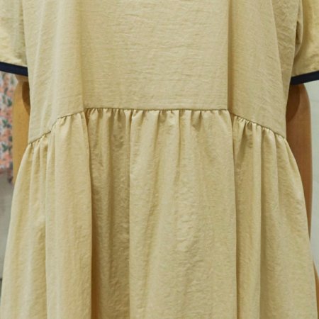 슈미배색반팔원피스