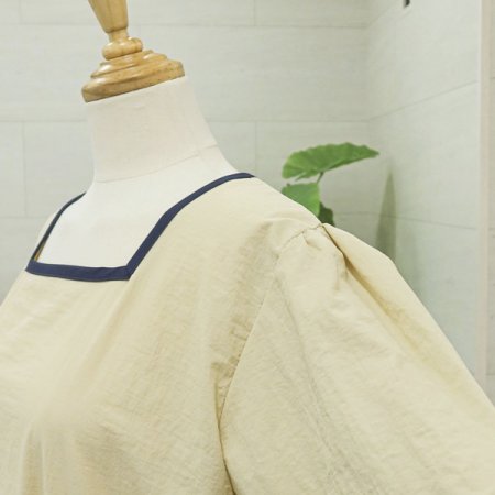 슈미배색반팔원피스