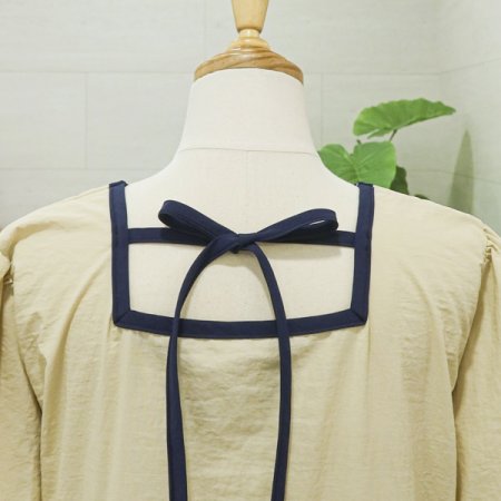 슈미배색반팔원피스