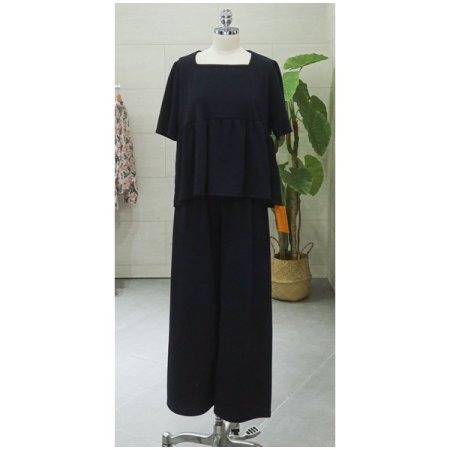 모닝반팔티셔츠바지세트