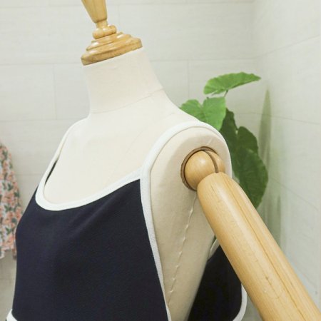 민소매배색바지세트