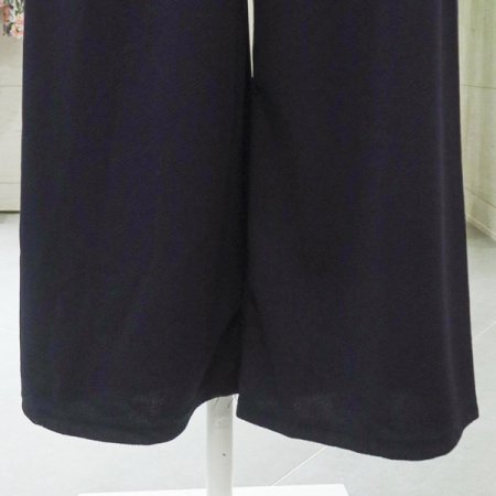 민소매배색바지세트