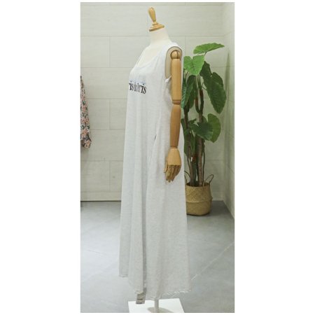 맥시롱민소매원피스