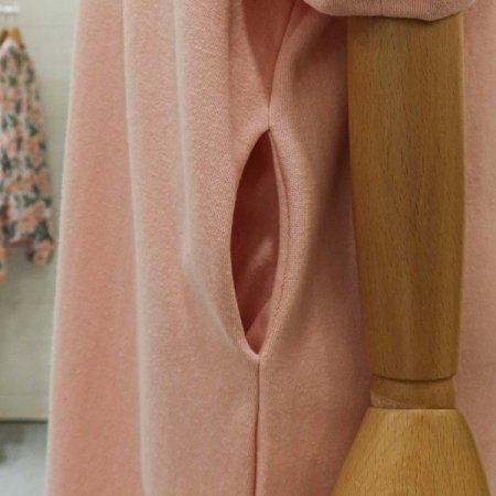 로엔퍼프소매원피스