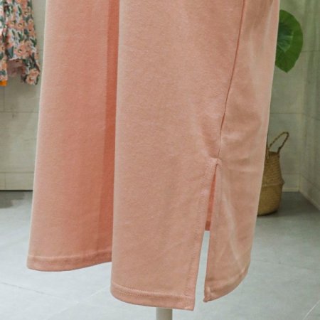 로엔퍼프소매원피스