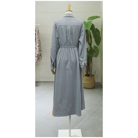 이중셔츠롱원피스