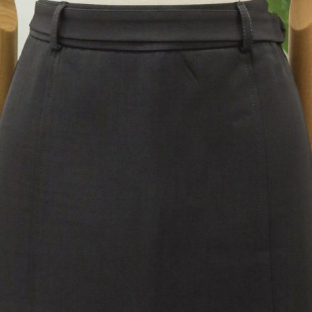 벨트절개H라인롱스커트