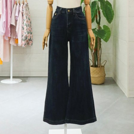 플레어스판데님팬츠