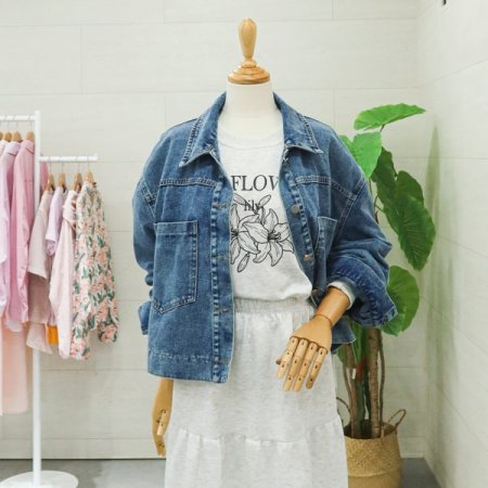 스티치뒤셔링데님자켓