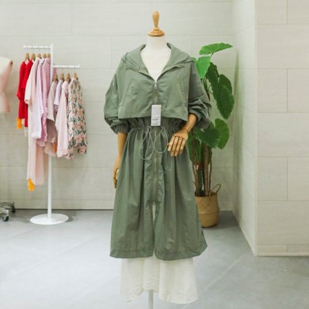 후드롱바람막이점퍼