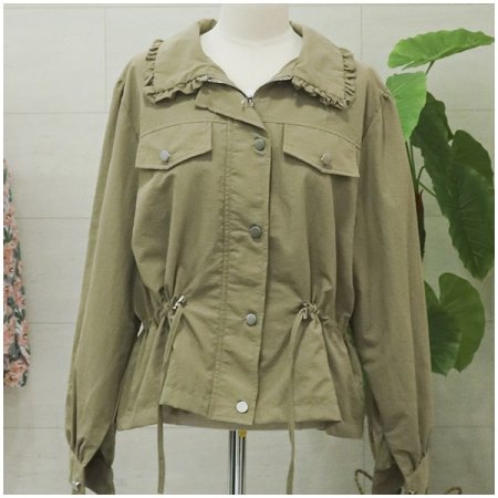 카라앞스트링야상점퍼