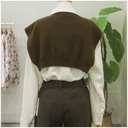 니트숄세트긴팔셔츠